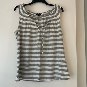 Striped sleeveless tank top